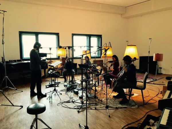 Dreharbeiten im Engadin für das Musikvideo „Der Steppenwolf“ mit Musik von Komponist Niklaus Vogel